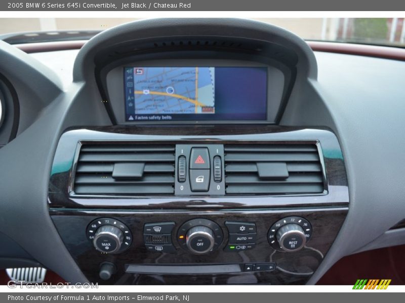 Navigation of 2005 6 Series 645i Convertible