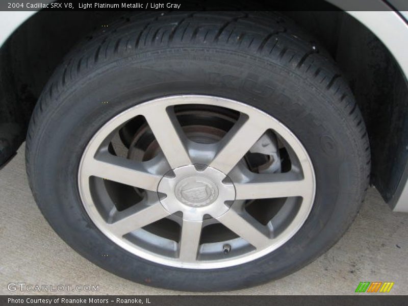 Light Platinum Metallic / Light Gray 2004 Cadillac SRX V8