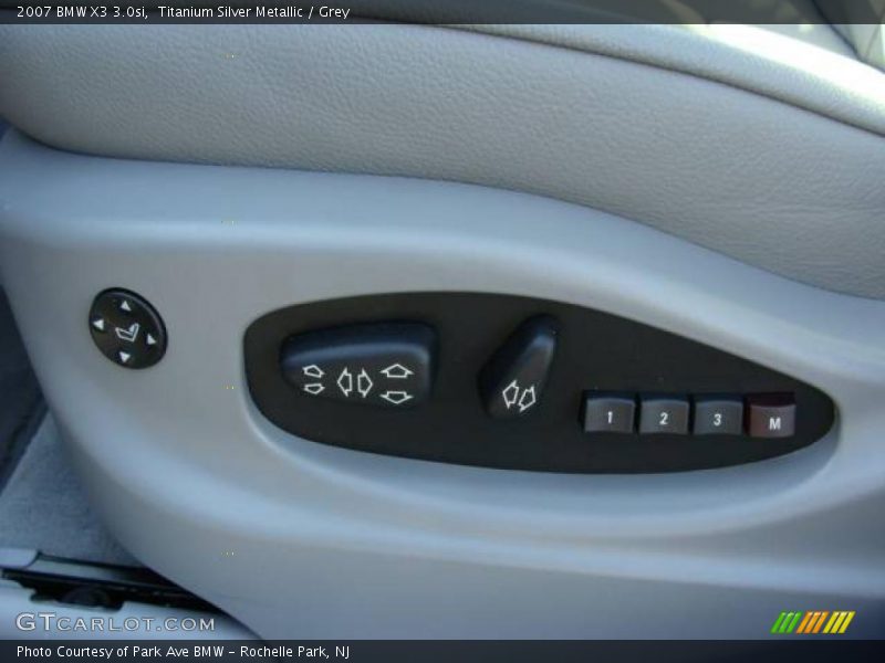 Titanium Silver Metallic / Grey 2007 BMW X3 3.0si