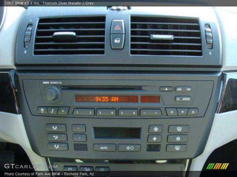 Titanium Silver Metallic / Grey 2007 BMW X3 3.0si