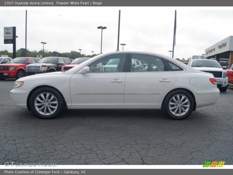  2007 Azera Limited Powder White Pearl