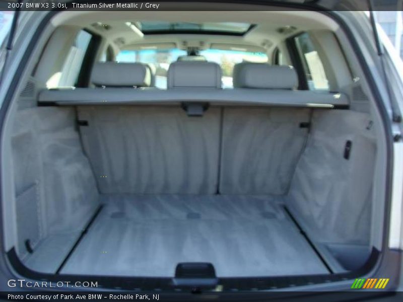 Titanium Silver Metallic / Grey 2007 BMW X3 3.0si