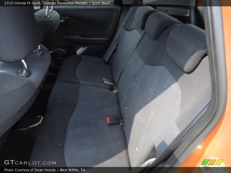 Orange Revolution Metallic / Sport Black 2010 Honda Fit Sport