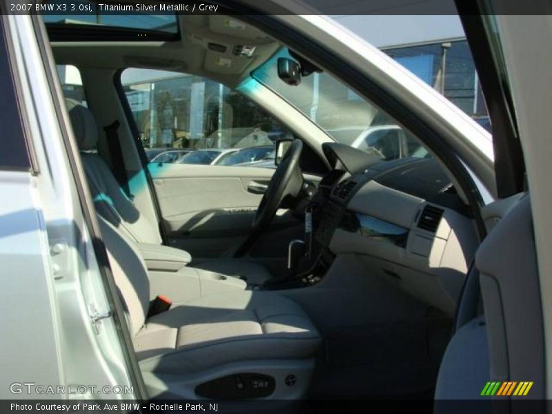 Titanium Silver Metallic / Grey 2007 BMW X3 3.0si