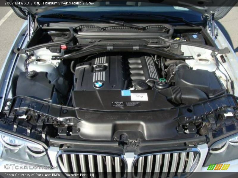 Titanium Silver Metallic / Grey 2007 BMW X3 3.0si