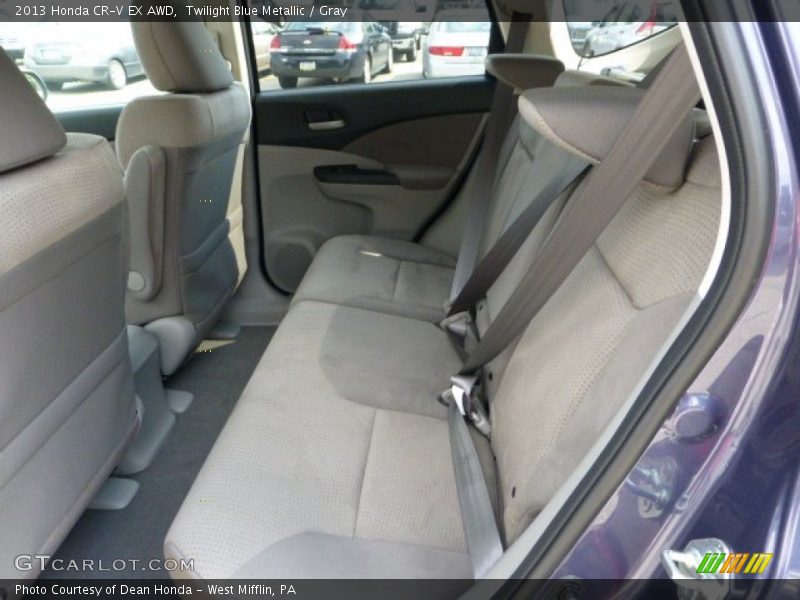 Rear Seat of 2013 CR-V EX AWD