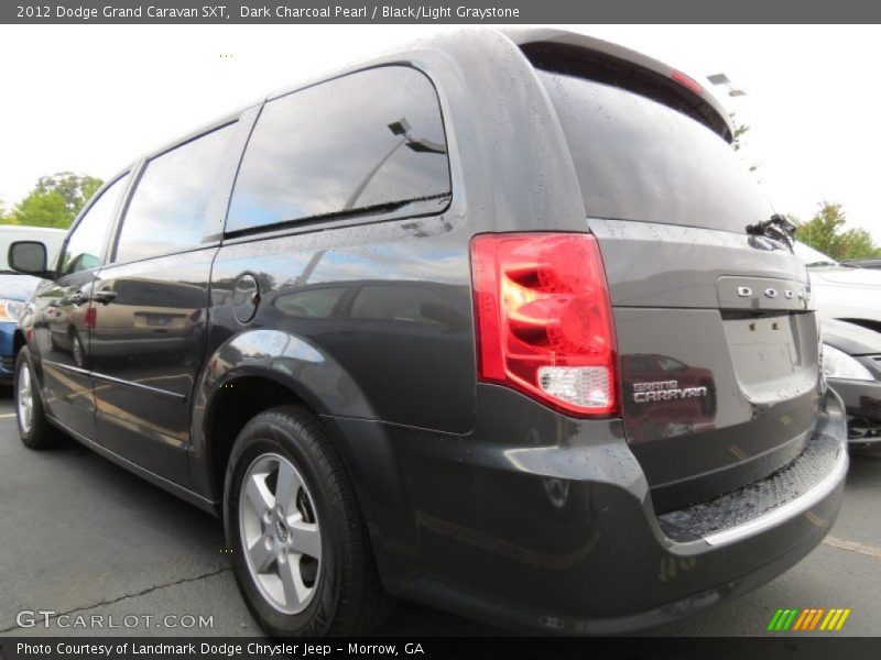 Dark Charcoal Pearl / Black/Light Graystone 2012 Dodge Grand Caravan SXT