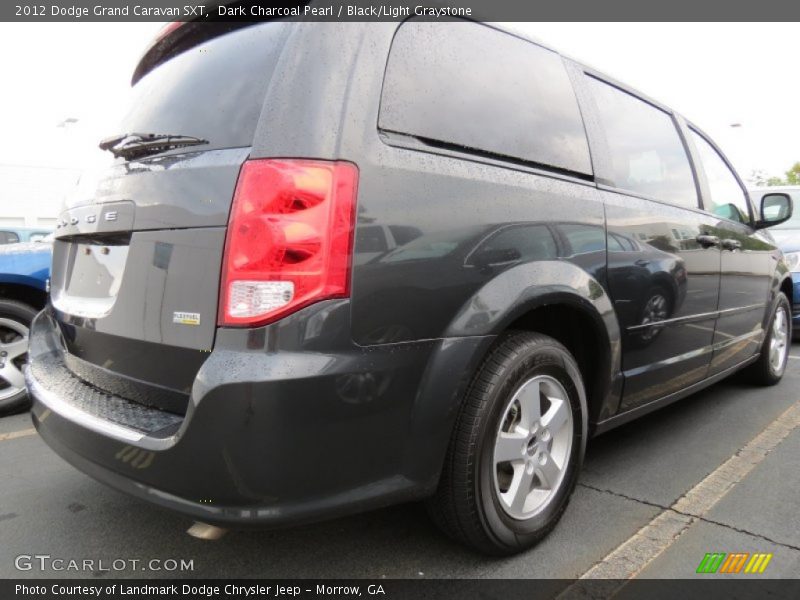 Dark Charcoal Pearl / Black/Light Graystone 2012 Dodge Grand Caravan SXT