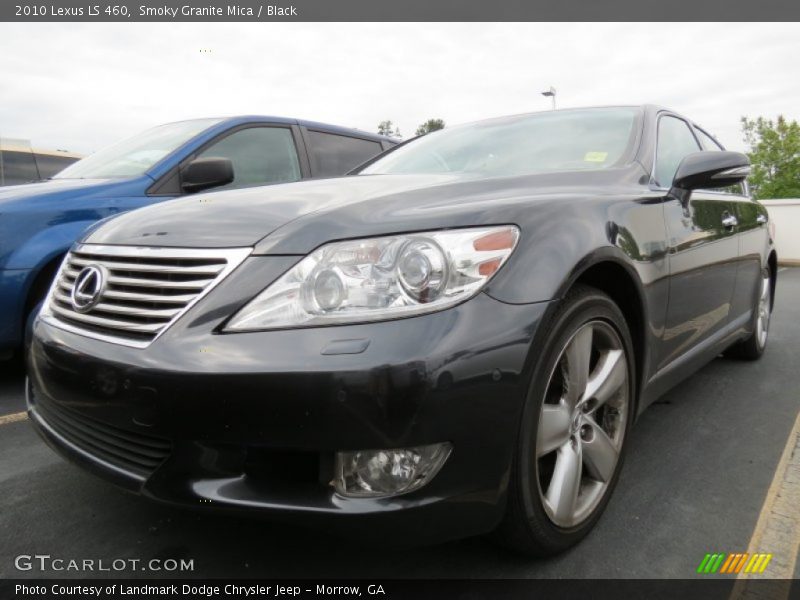 Smoky Granite Mica / Black 2010 Lexus LS 460