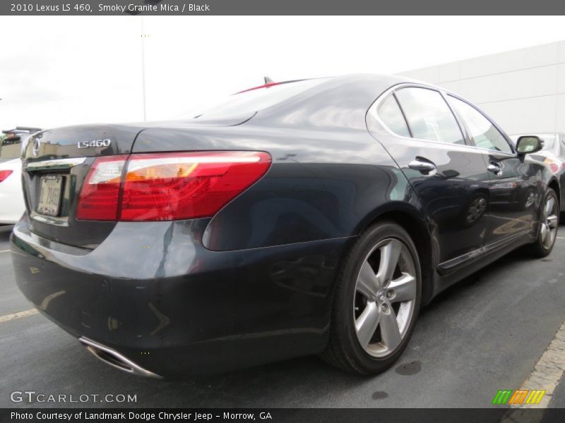 Smoky Granite Mica / Black 2010 Lexus LS 460