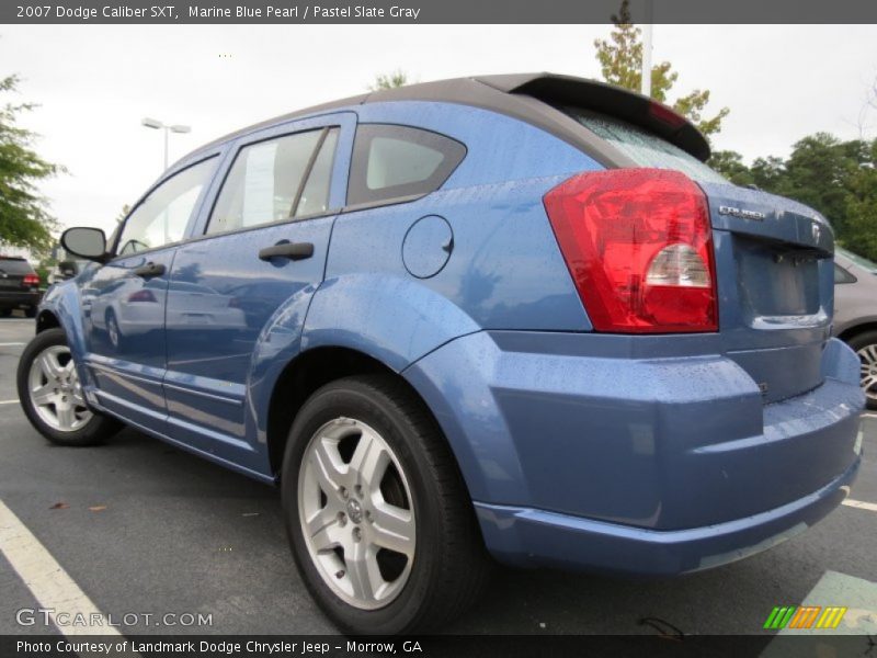 Marine Blue Pearl / Pastel Slate Gray 2007 Dodge Caliber SXT