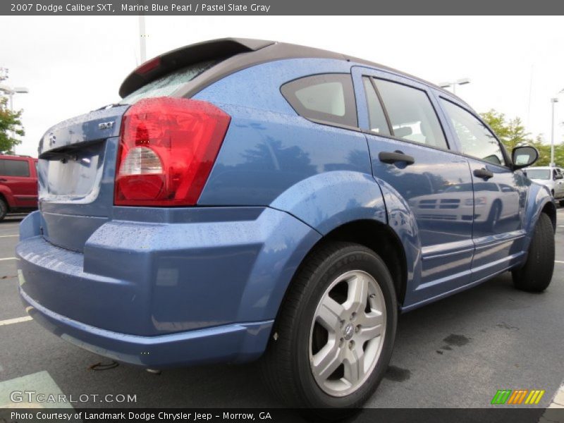Marine Blue Pearl / Pastel Slate Gray 2007 Dodge Caliber SXT