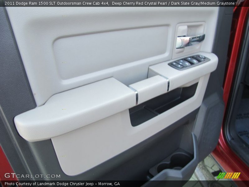 Deep Cherry Red Crystal Pearl / Dark Slate Gray/Medium Graystone 2011 Dodge Ram 1500 SLT Outdoorsman Crew Cab 4x4