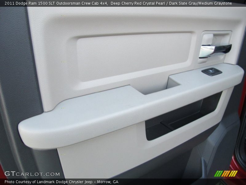 Deep Cherry Red Crystal Pearl / Dark Slate Gray/Medium Graystone 2011 Dodge Ram 1500 SLT Outdoorsman Crew Cab 4x4