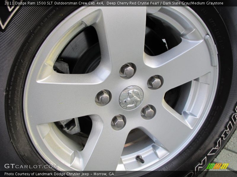  2011 Ram 1500 SLT Outdoorsman Crew Cab 4x4 Wheel