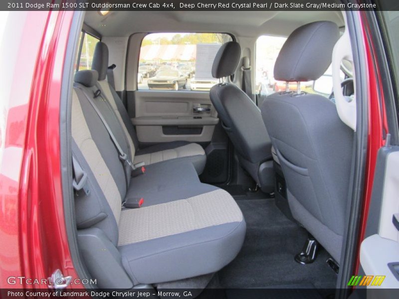 Deep Cherry Red Crystal Pearl / Dark Slate Gray/Medium Graystone 2011 Dodge Ram 1500 SLT Outdoorsman Crew Cab 4x4