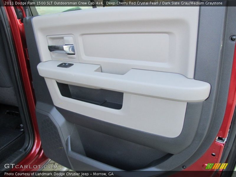 Deep Cherry Red Crystal Pearl / Dark Slate Gray/Medium Graystone 2011 Dodge Ram 1500 SLT Outdoorsman Crew Cab 4x4