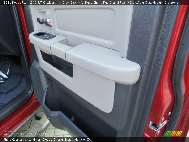 Deep Cherry Red Crystal Pearl / Dark Slate Gray/Medium Graystone 2011 Dodge Ram 1500 SLT Outdoorsman Crew Cab 4x4