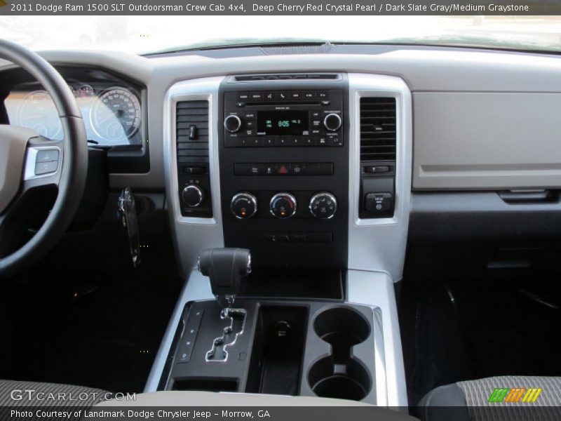 Deep Cherry Red Crystal Pearl / Dark Slate Gray/Medium Graystone 2011 Dodge Ram 1500 SLT Outdoorsman Crew Cab 4x4