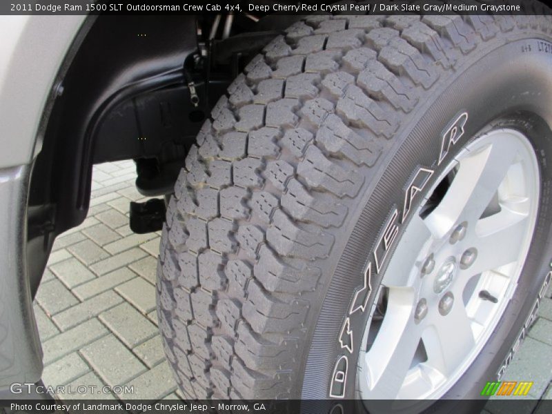 Deep Cherry Red Crystal Pearl / Dark Slate Gray/Medium Graystone 2011 Dodge Ram 1500 SLT Outdoorsman Crew Cab 4x4