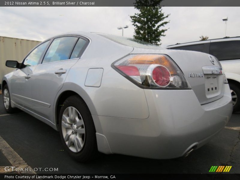 Brilliant Silver / Charcoal 2012 Nissan Altima 2.5 S