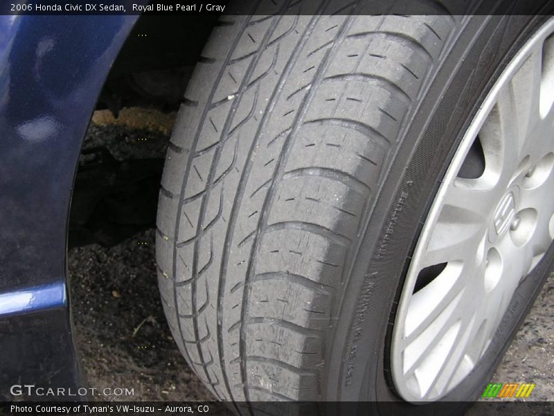 Royal Blue Pearl / Gray 2006 Honda Civic DX Sedan