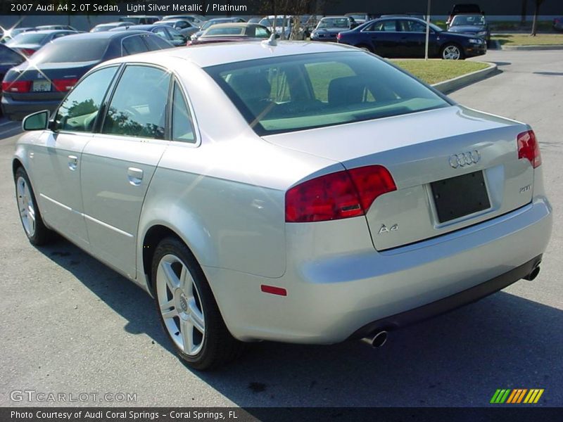 Light Silver Metallic / Platinum 2007 Audi A4 2.0T Sedan