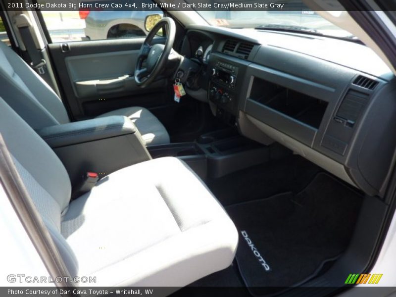 Bright White / Dark Slate Gray/Medium Slate Gray 2011 Dodge Dakota Big Horn Crew Cab 4x4