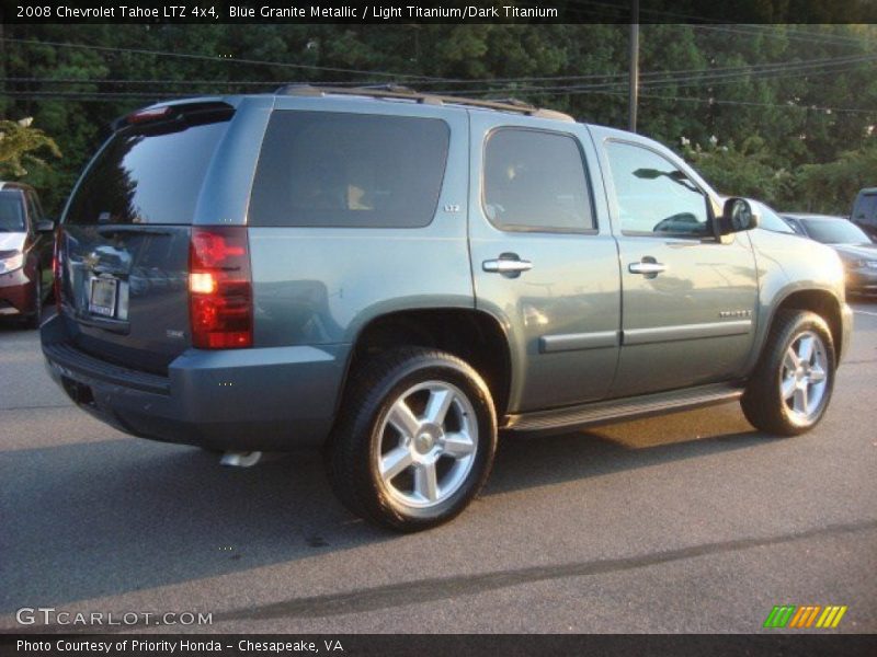 Blue Granite Metallic / Light Titanium/Dark Titanium 2008 Chevrolet Tahoe LTZ 4x4