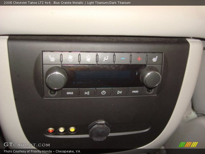 Blue Granite Metallic / Light Titanium/Dark Titanium 2008 Chevrolet Tahoe LTZ 4x4