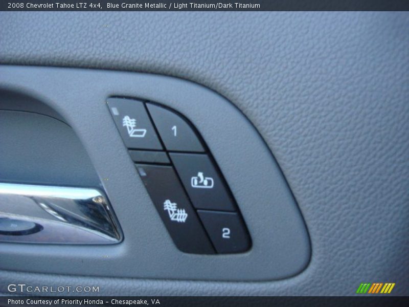 Blue Granite Metallic / Light Titanium/Dark Titanium 2008 Chevrolet Tahoe LTZ 4x4