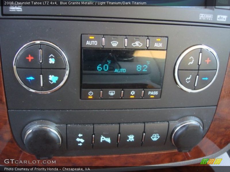 Blue Granite Metallic / Light Titanium/Dark Titanium 2008 Chevrolet Tahoe LTZ 4x4