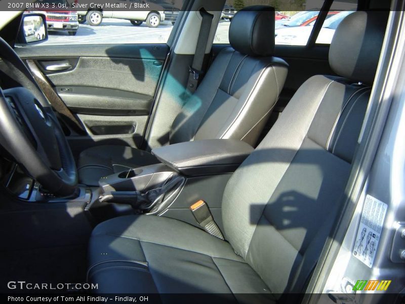 Silver Grey Metallic / Black 2007 BMW X3 3.0si