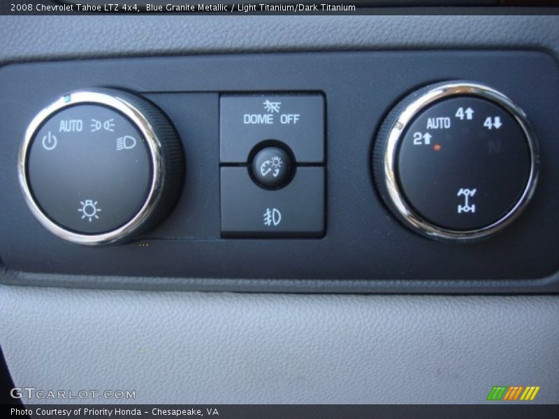 Blue Granite Metallic / Light Titanium/Dark Titanium 2008 Chevrolet Tahoe LTZ 4x4