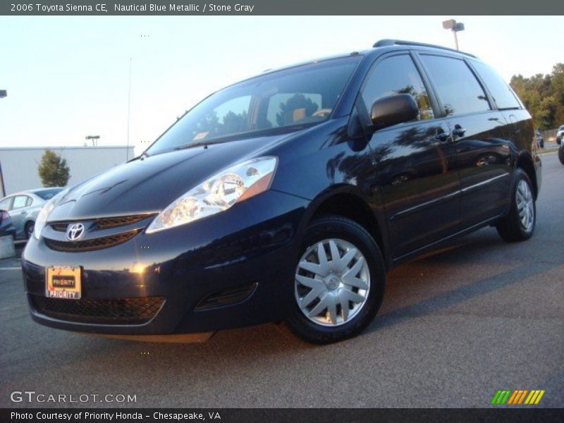 Nautical Blue Metallic / Stone Gray 2006 Toyota Sienna CE
