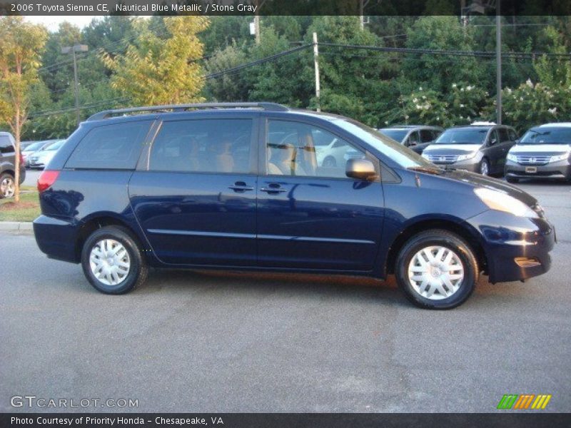 Nautical Blue Metallic / Stone Gray 2006 Toyota Sienna CE