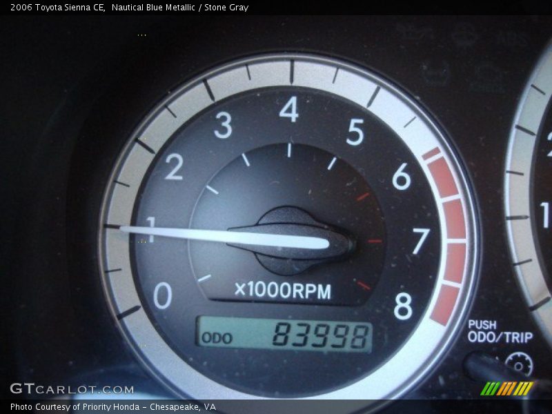 Nautical Blue Metallic / Stone Gray 2006 Toyota Sienna CE
