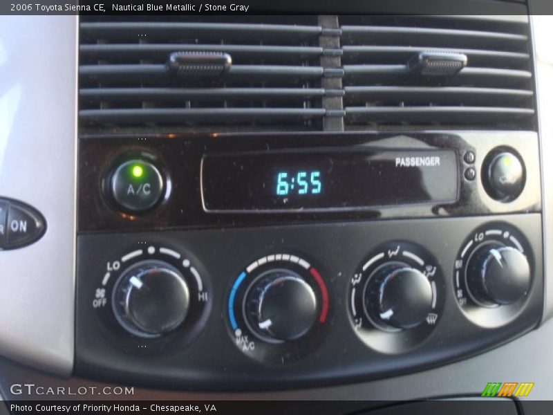 Nautical Blue Metallic / Stone Gray 2006 Toyota Sienna CE
