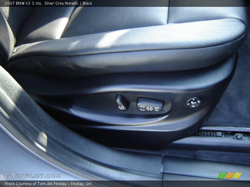Silver Grey Metallic / Black 2007 BMW X3 3.0si