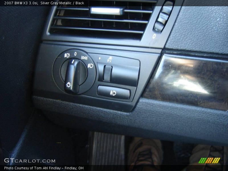 Silver Grey Metallic / Black 2007 BMW X3 3.0si