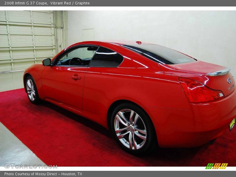 Vibrant Red / Graphite 2008 Infiniti G 37 Coupe