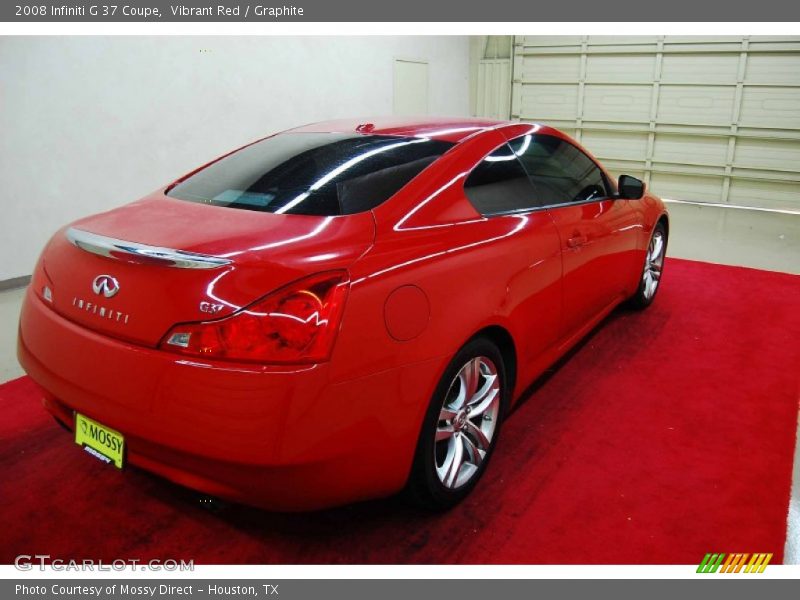 Vibrant Red / Graphite 2008 Infiniti G 37 Coupe