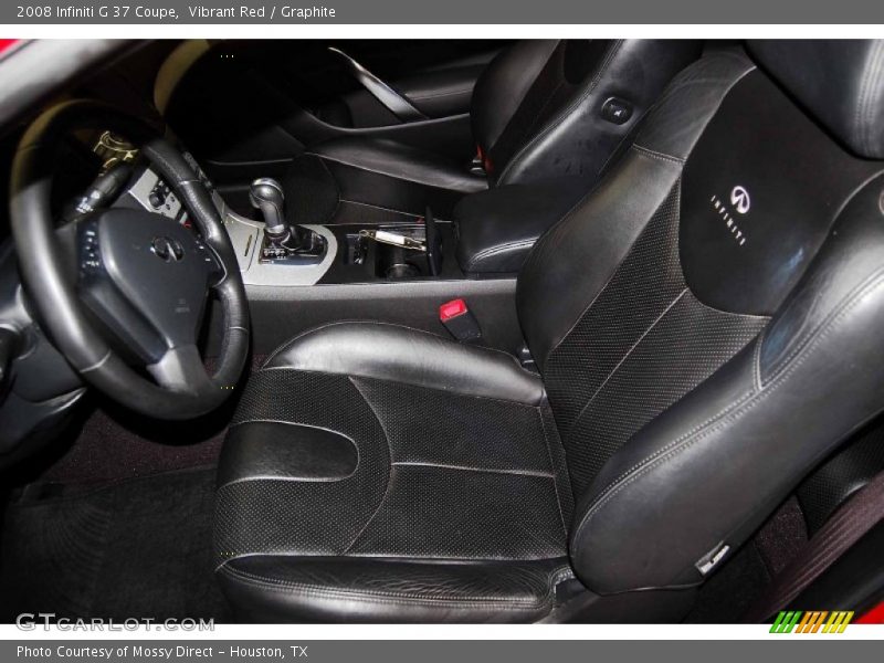 Vibrant Red / Graphite 2008 Infiniti G 37 Coupe