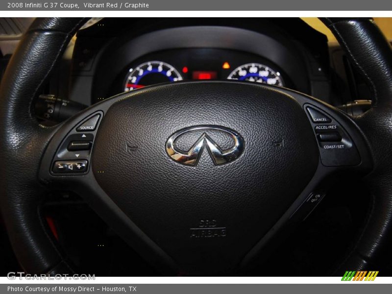 Vibrant Red / Graphite 2008 Infiniti G 37 Coupe