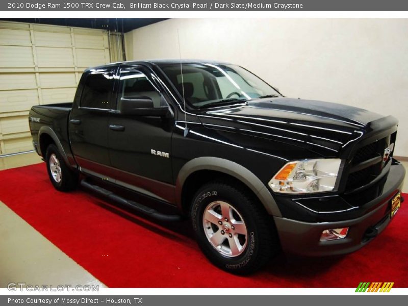 Brilliant Black Crystal Pearl / Dark Slate/Medium Graystone 2010 Dodge Ram 1500 TRX Crew Cab
