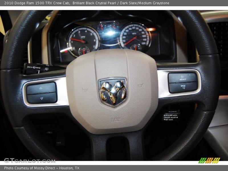 Brilliant Black Crystal Pearl / Dark Slate/Medium Graystone 2010 Dodge Ram 1500 TRX Crew Cab