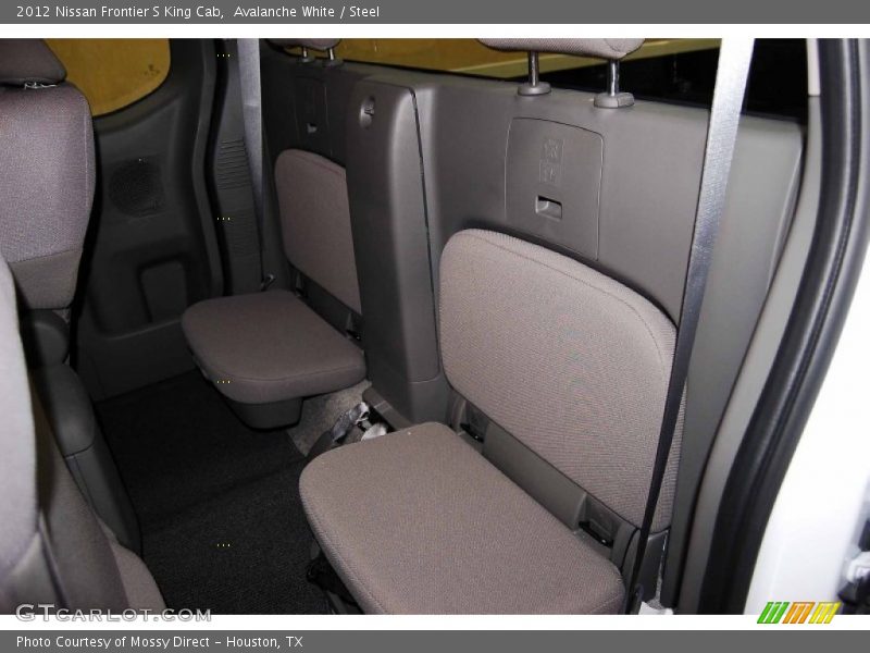 Avalanche White / Steel 2012 Nissan Frontier S King Cab