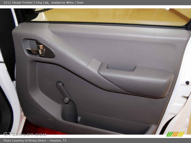 Avalanche White / Steel 2012 Nissan Frontier S King Cab
