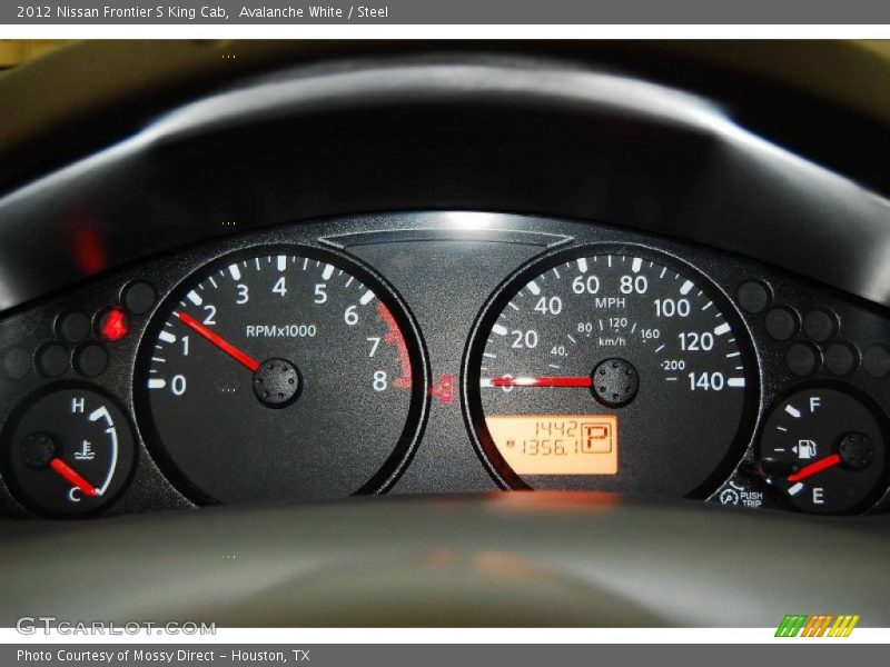Avalanche White / Steel 2012 Nissan Frontier S King Cab