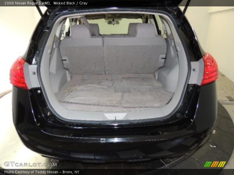Wicked Black / Gray 2009 Nissan Rogue S AWD